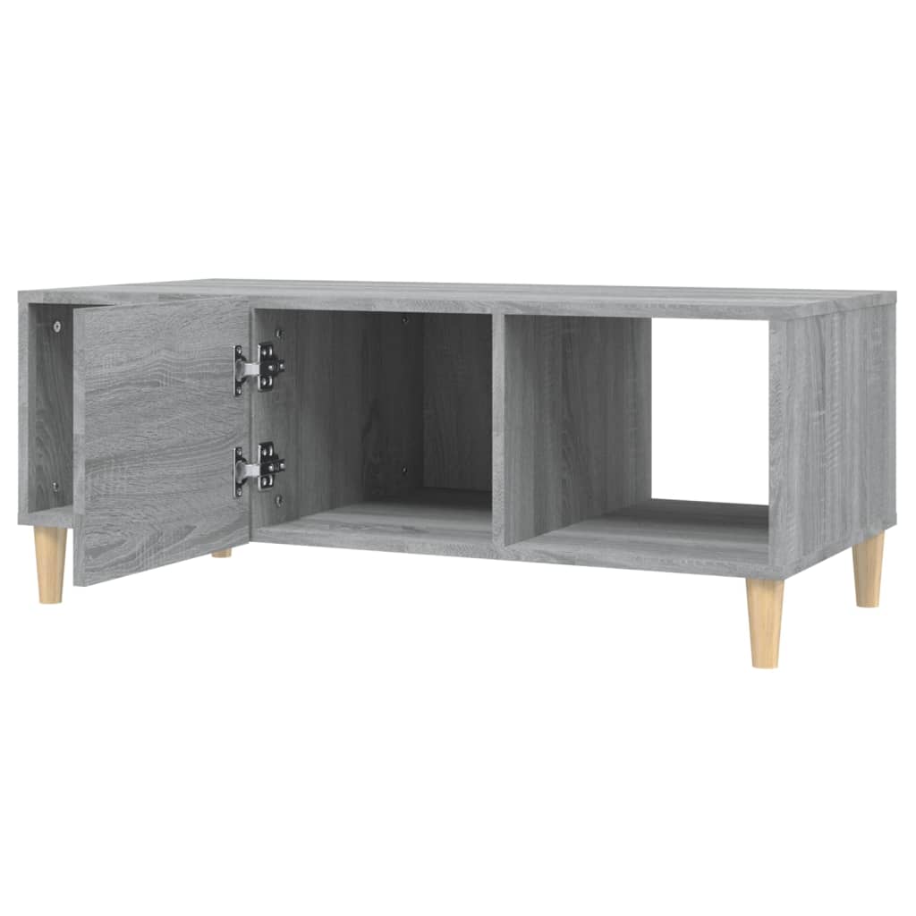 Coffee Table Grey Sonoma 102x50x40 cm Engineered Wood