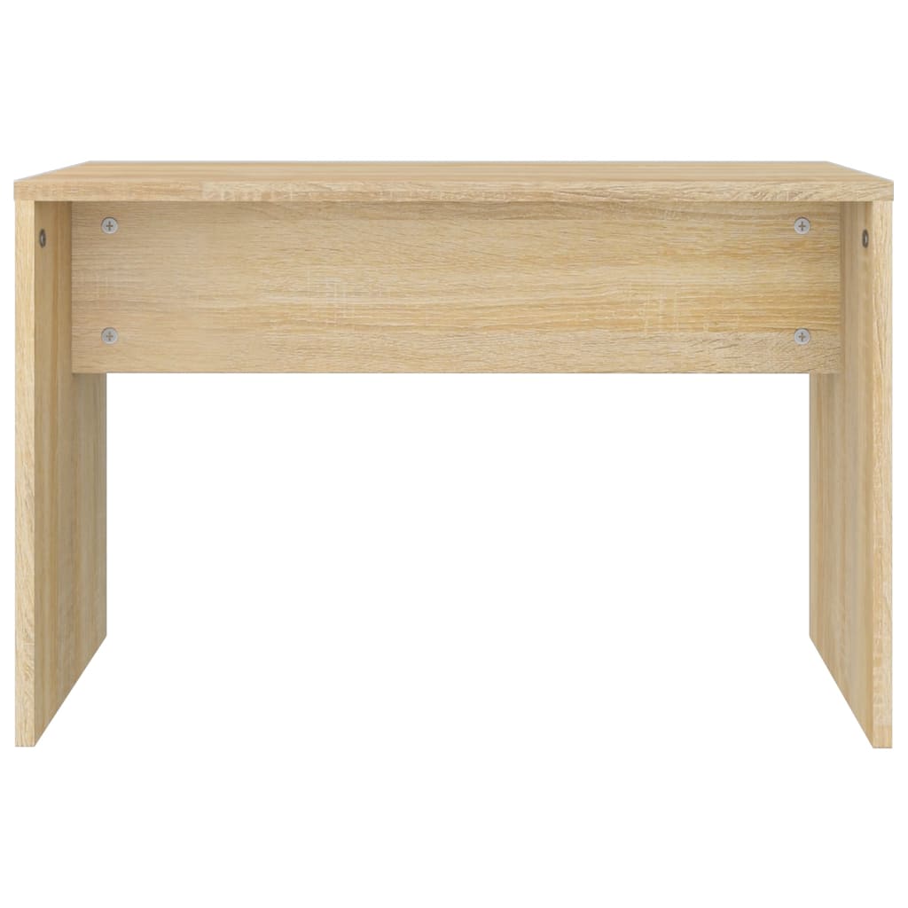 Modern Wooden Dressing Table Makeup Vanity Desk Set With Mirror & Stool