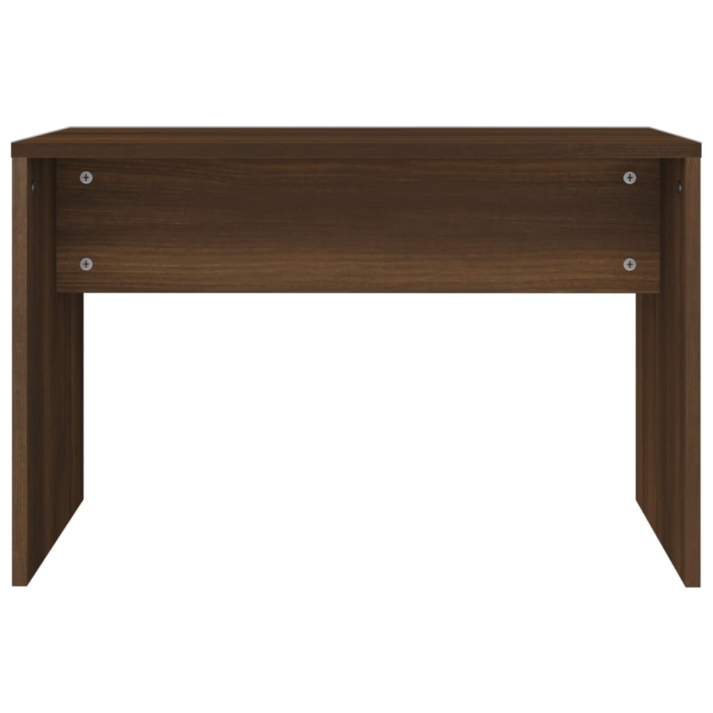 Modern Wooden Dressing Table Makeup Vanity Desk Set With Mirror & Stool