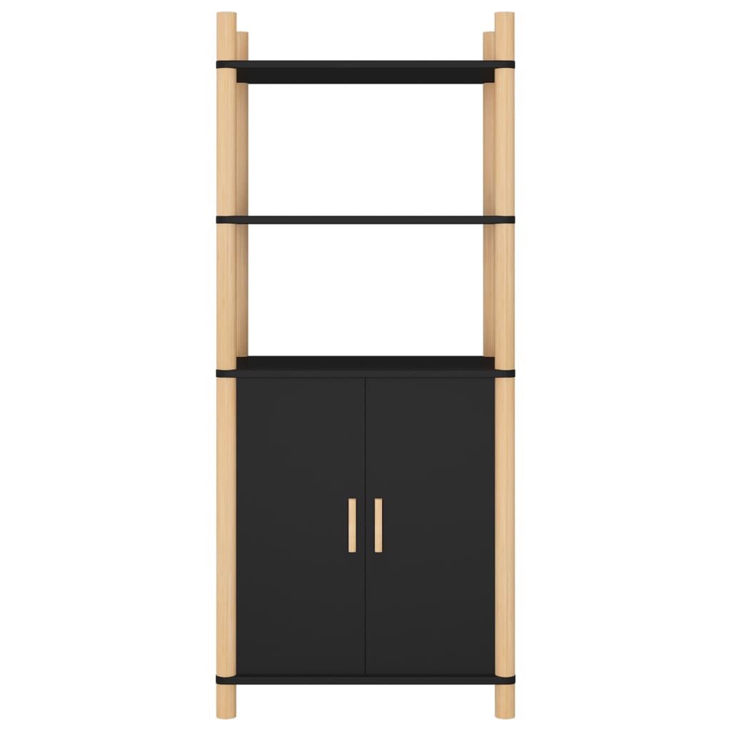 Highboard Black 60x40x141 cm Engineered Wood