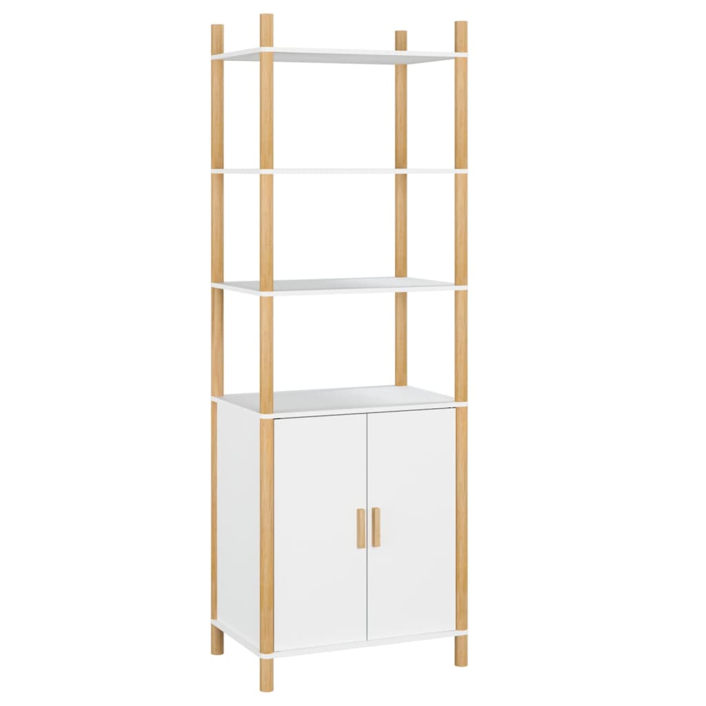 Highboard White 60x40x173 cm Engineered Wood
