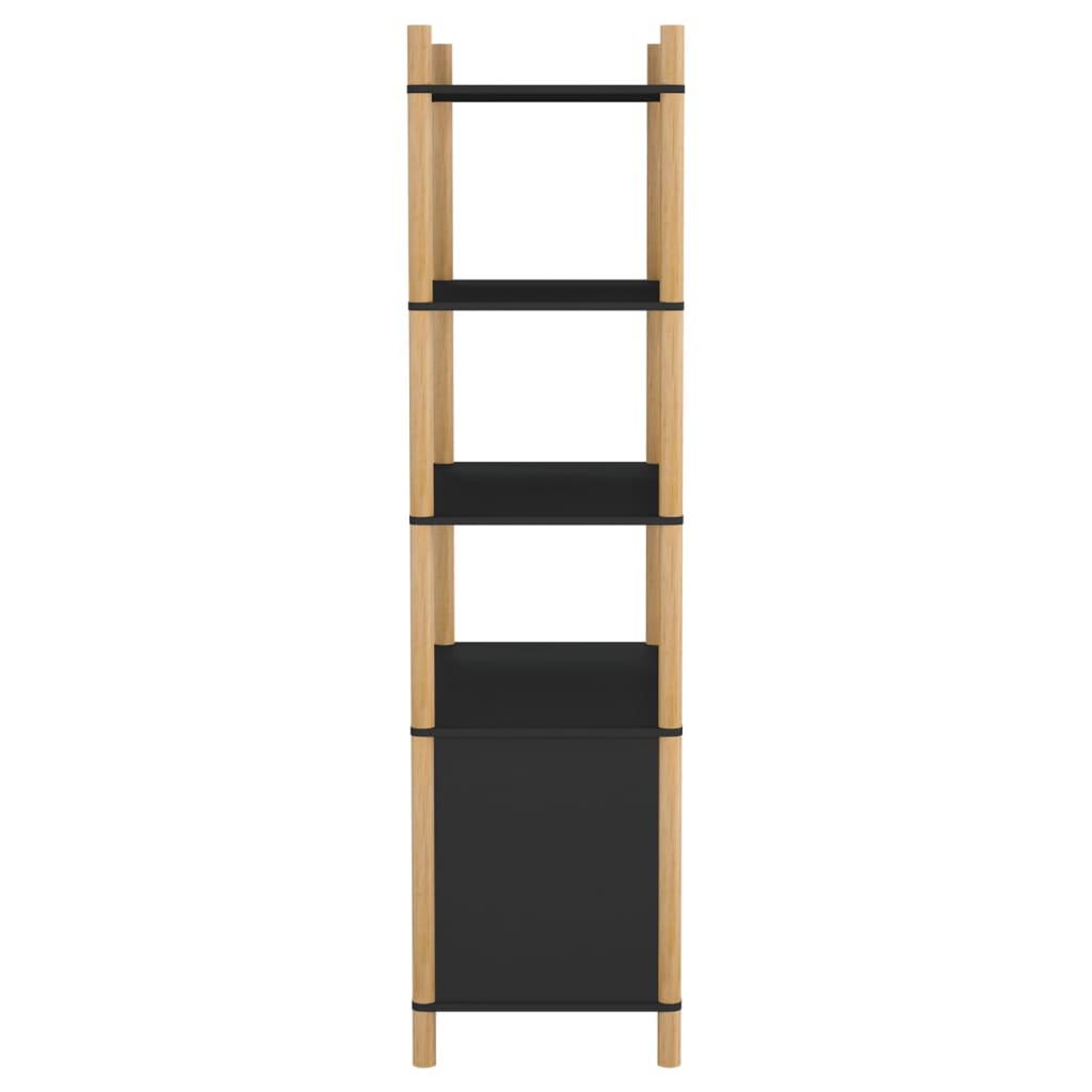 Highboard Black 80x40x153 cm Engineered Wood