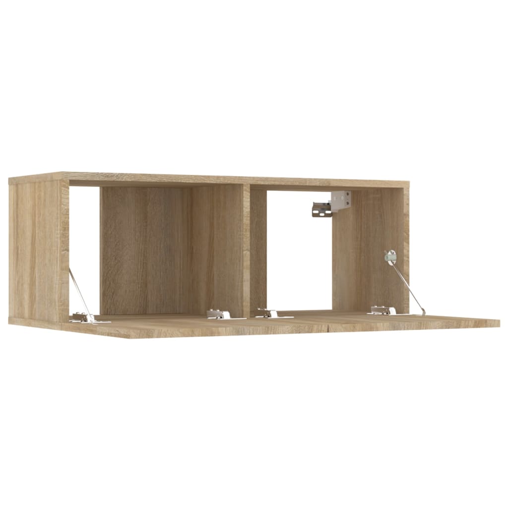 TV Cabinets 4 pcs Sonoma Oak 80x30x30 cm Engineered Wood