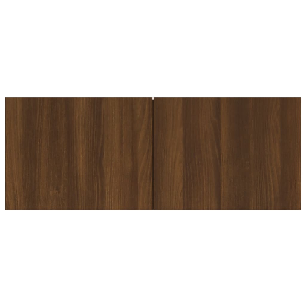 TV Cabinets 4 pcs Brown Oak 80x30x30 cm Engineered Wood
