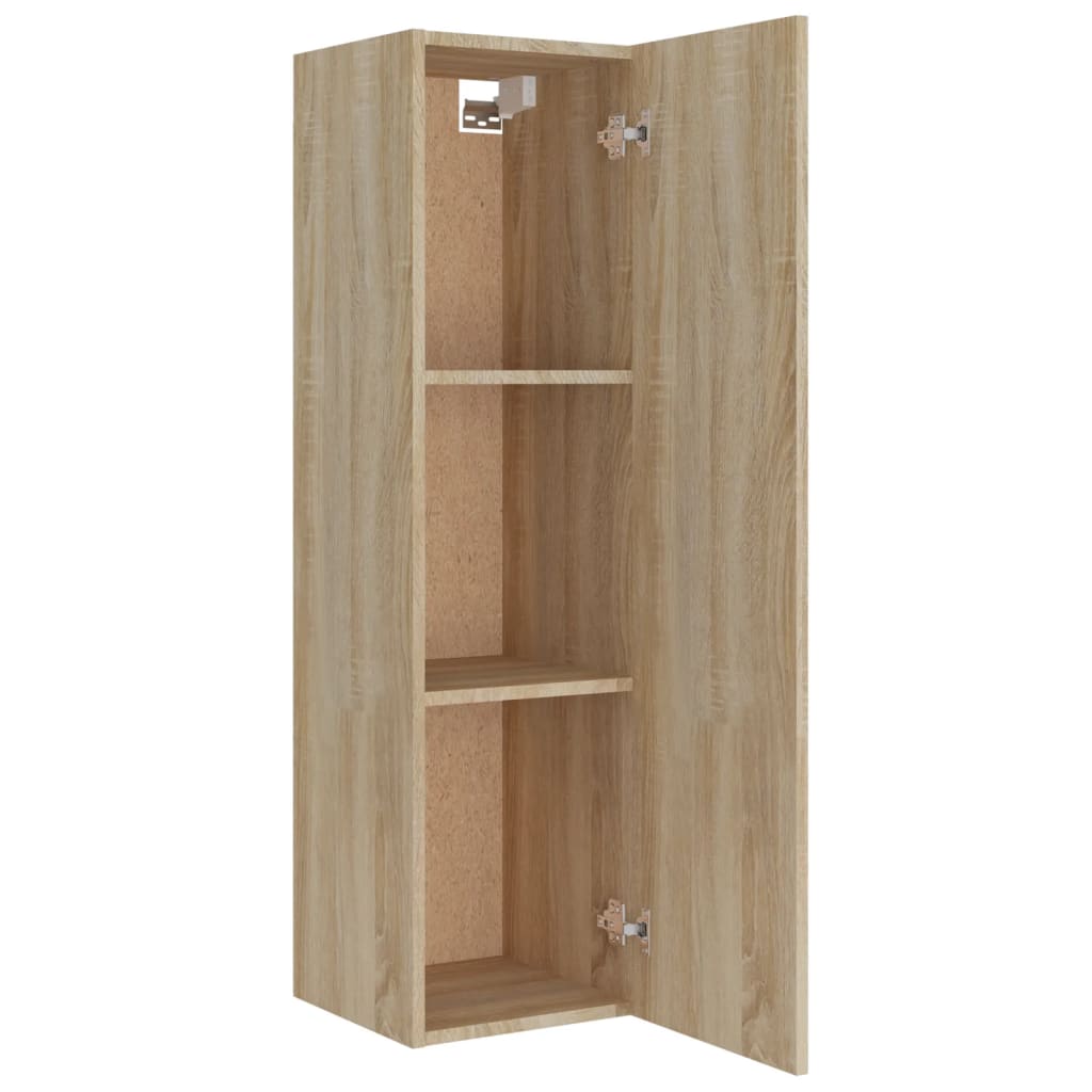 4 Piece TV Cabinet Set Sonoma Oak Engineered Wood