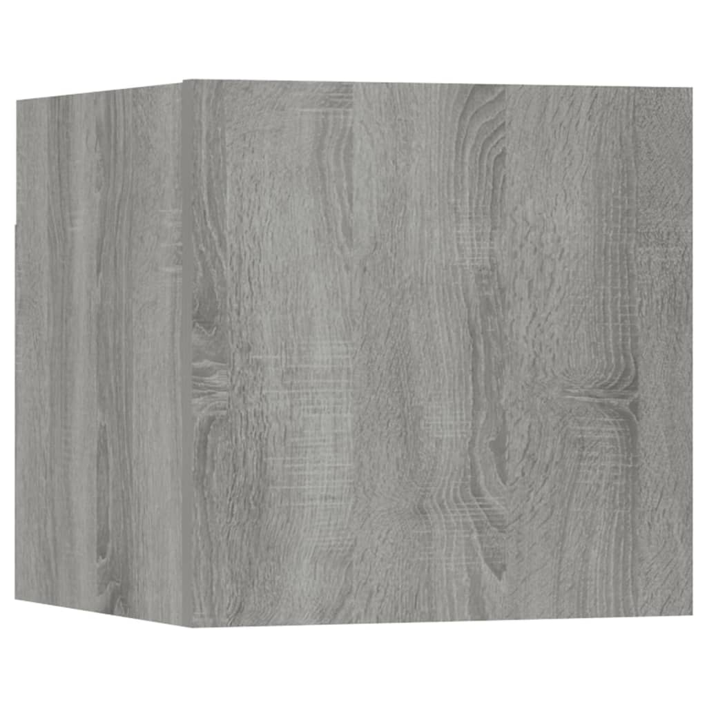 5 Piece TV Cabinet Set Grey Sonoma Engineered Wood