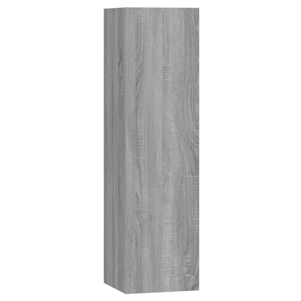 5 Piece TV Cabinet Set Grey Sonoma Engineered Wood