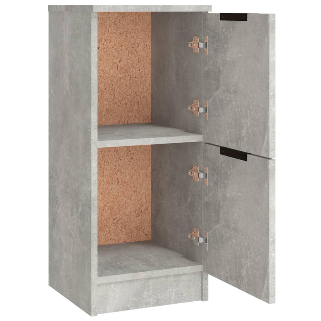 Sideboards 3 pcs Concrete Grey Engineered Wood