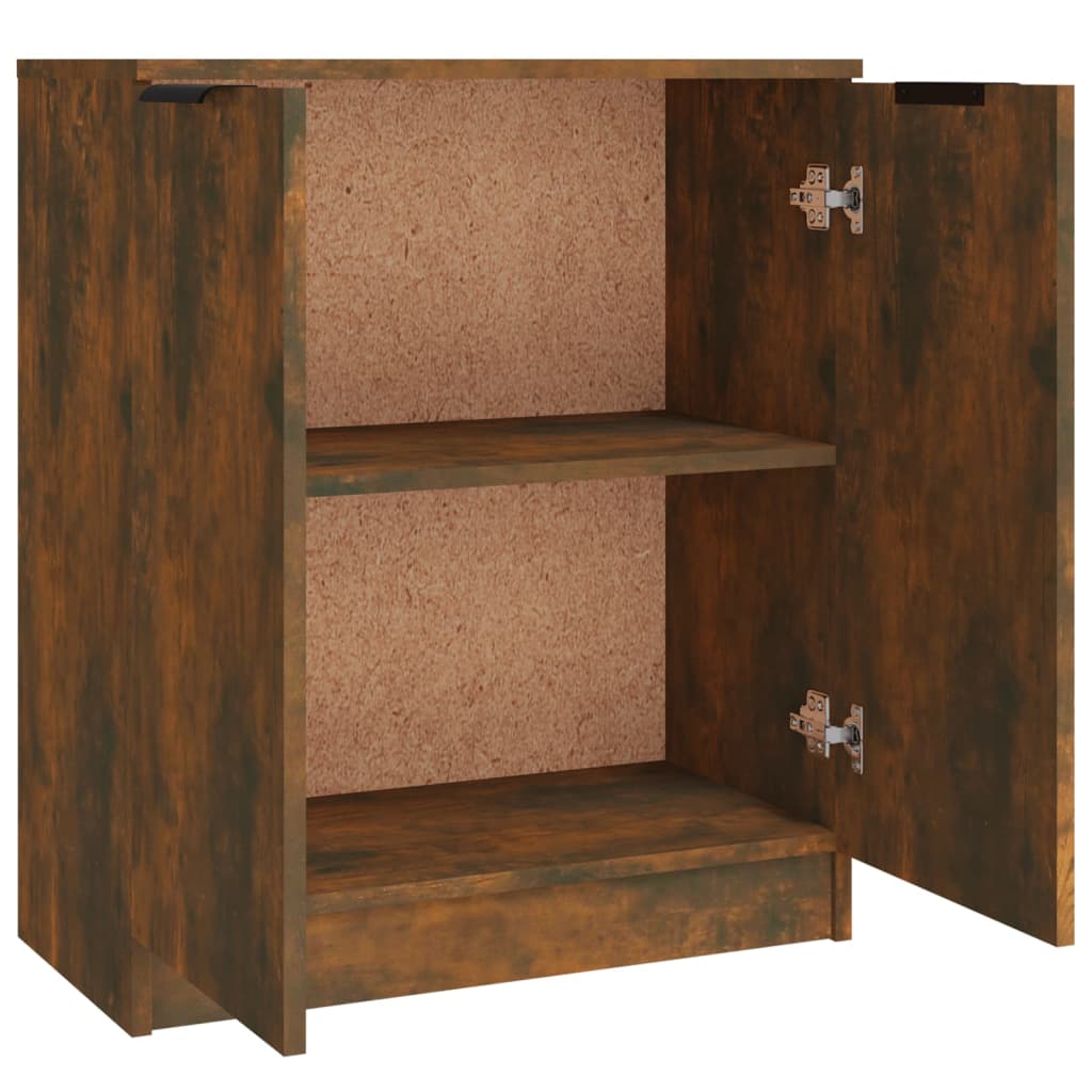 Sideboards 3 pcs Smoked Oak Engineered Wood