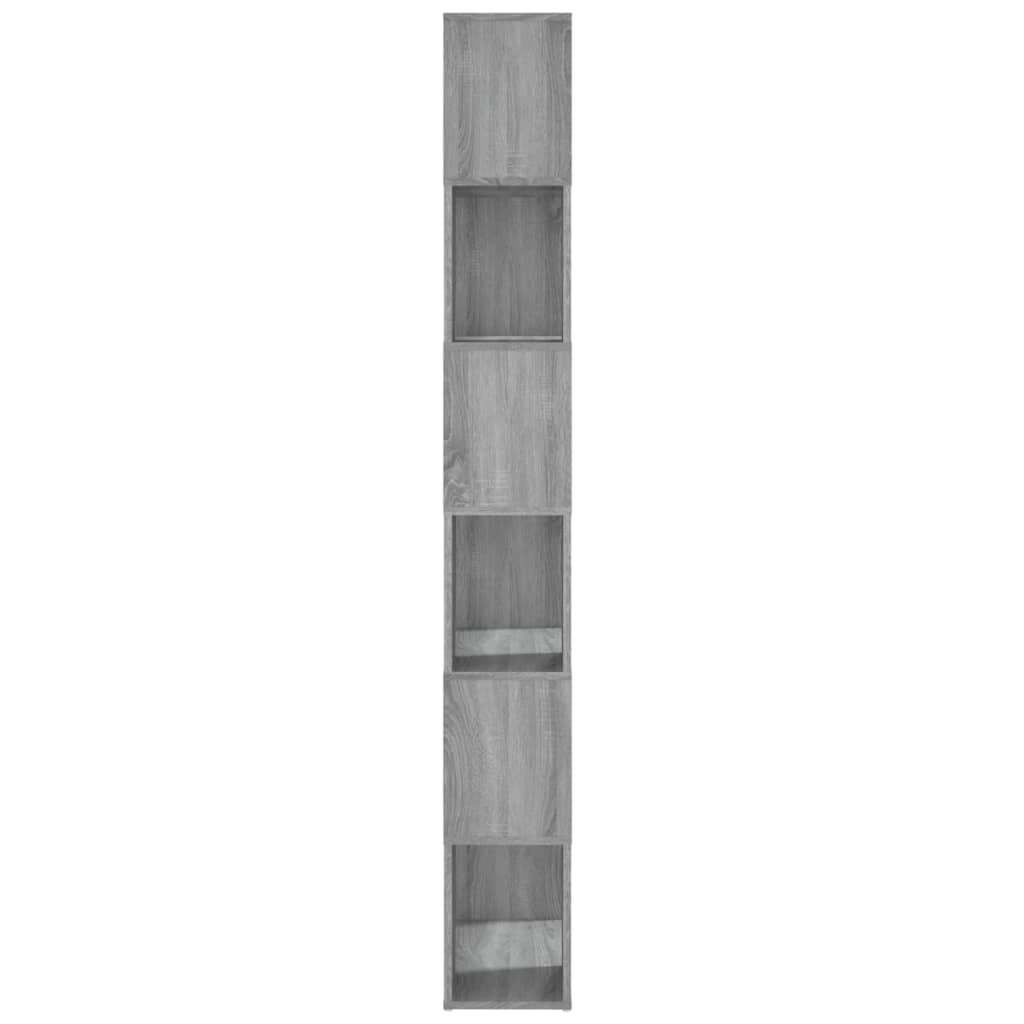 Modern Wooden Tall Open Bookcase Book Storage Cabinet Room Divider Wood