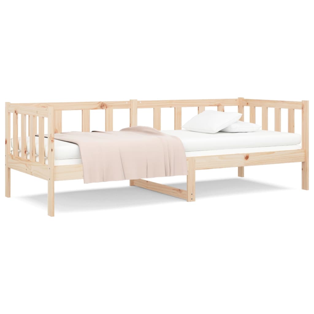 Day Bed without Mattress 90x190cm Solid Wood Pine