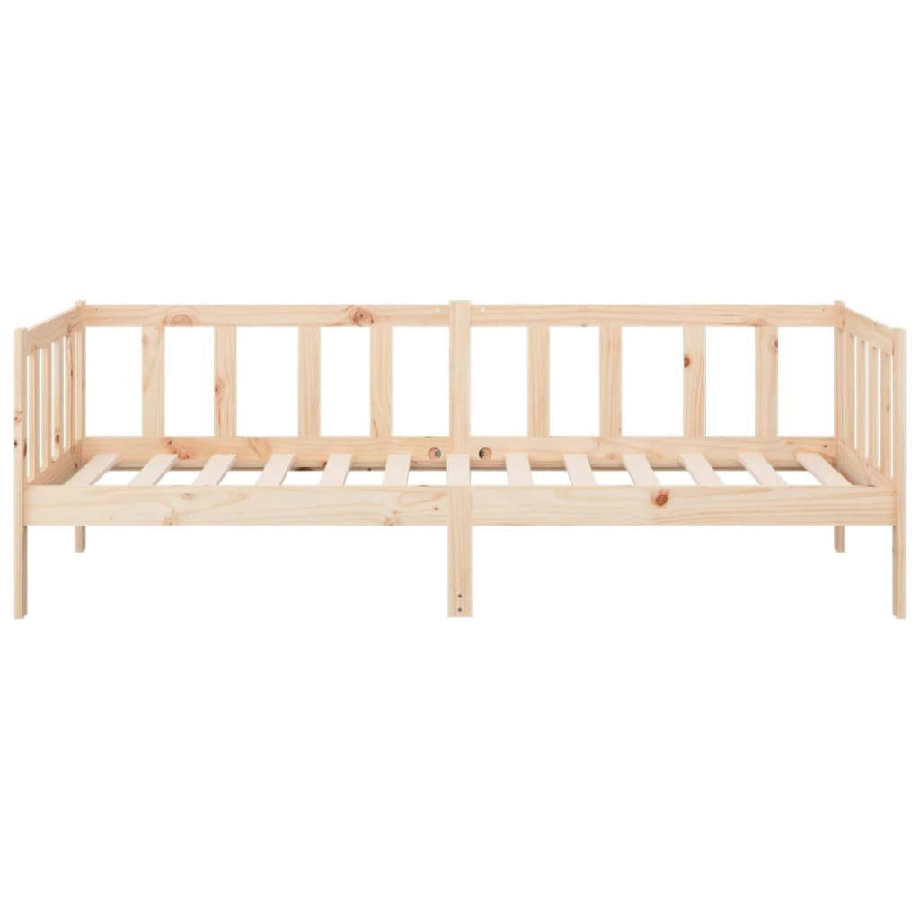 Day Bed without Mattress 90x190cm Solid Wood Pine