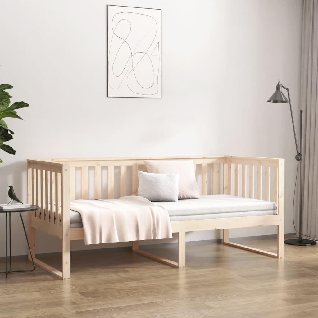 Day Bed without Mattress 90x200 cm Solid Wood Pine