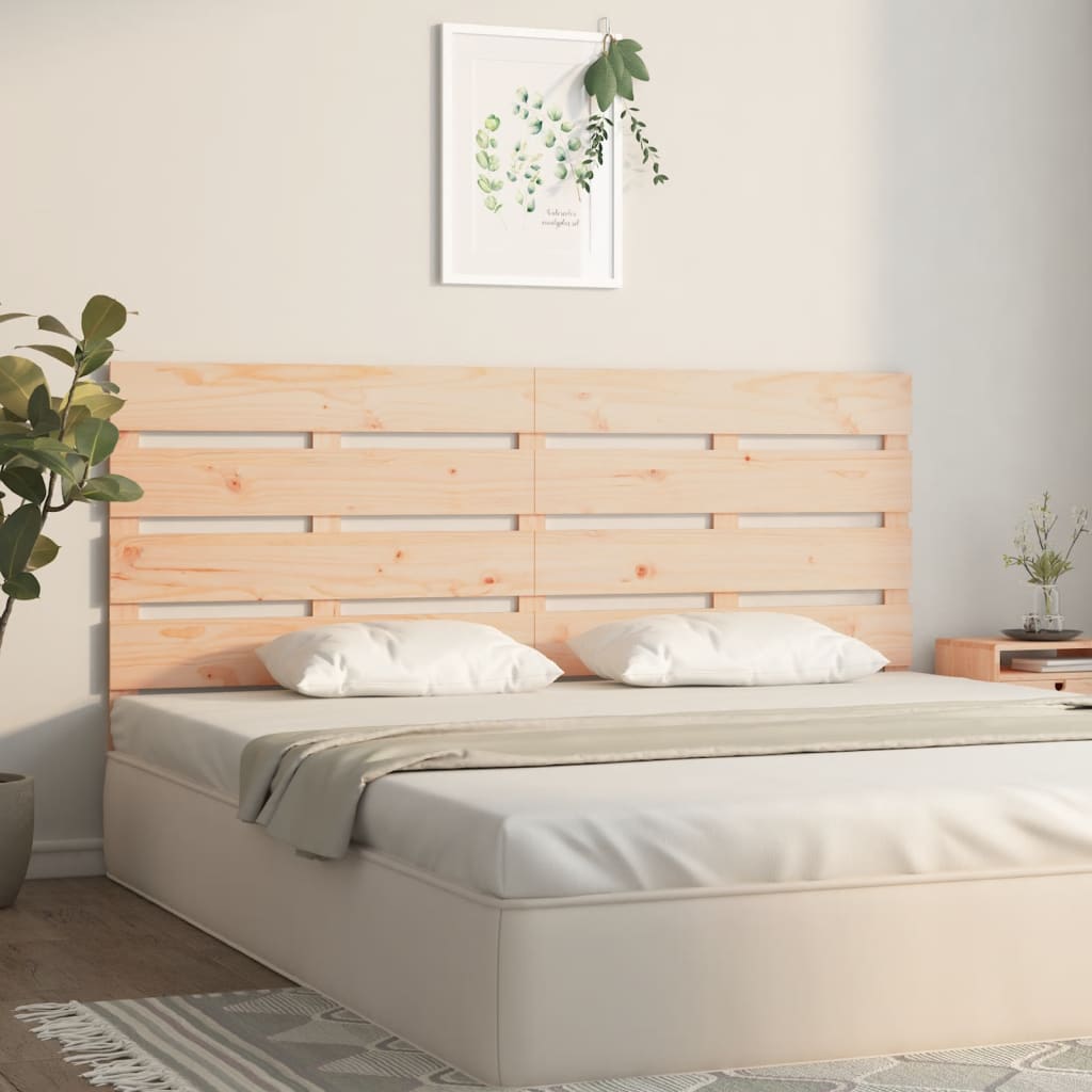 Headboard 120x3x80 cm Solid Wood Pine