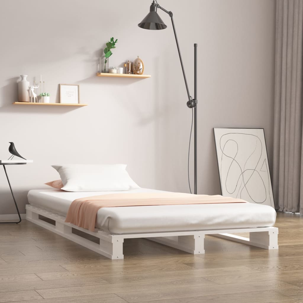 Pallet Bed Without Mattress Single Solid Wood