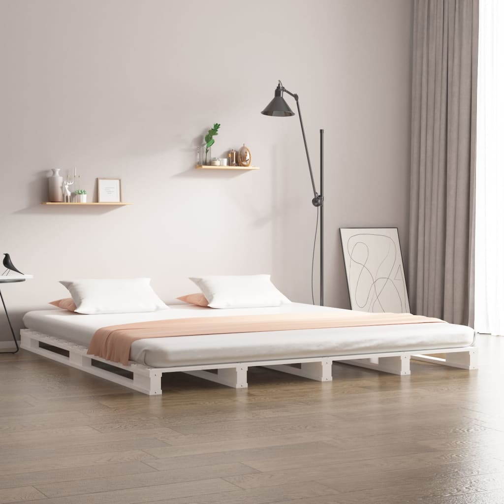 Pallet Bed Without Mattress Single Solid Wood