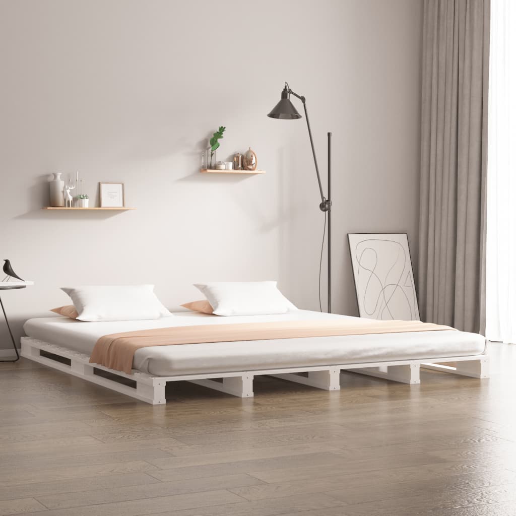 Pallet Bed Without Mattress Single Solid Wood