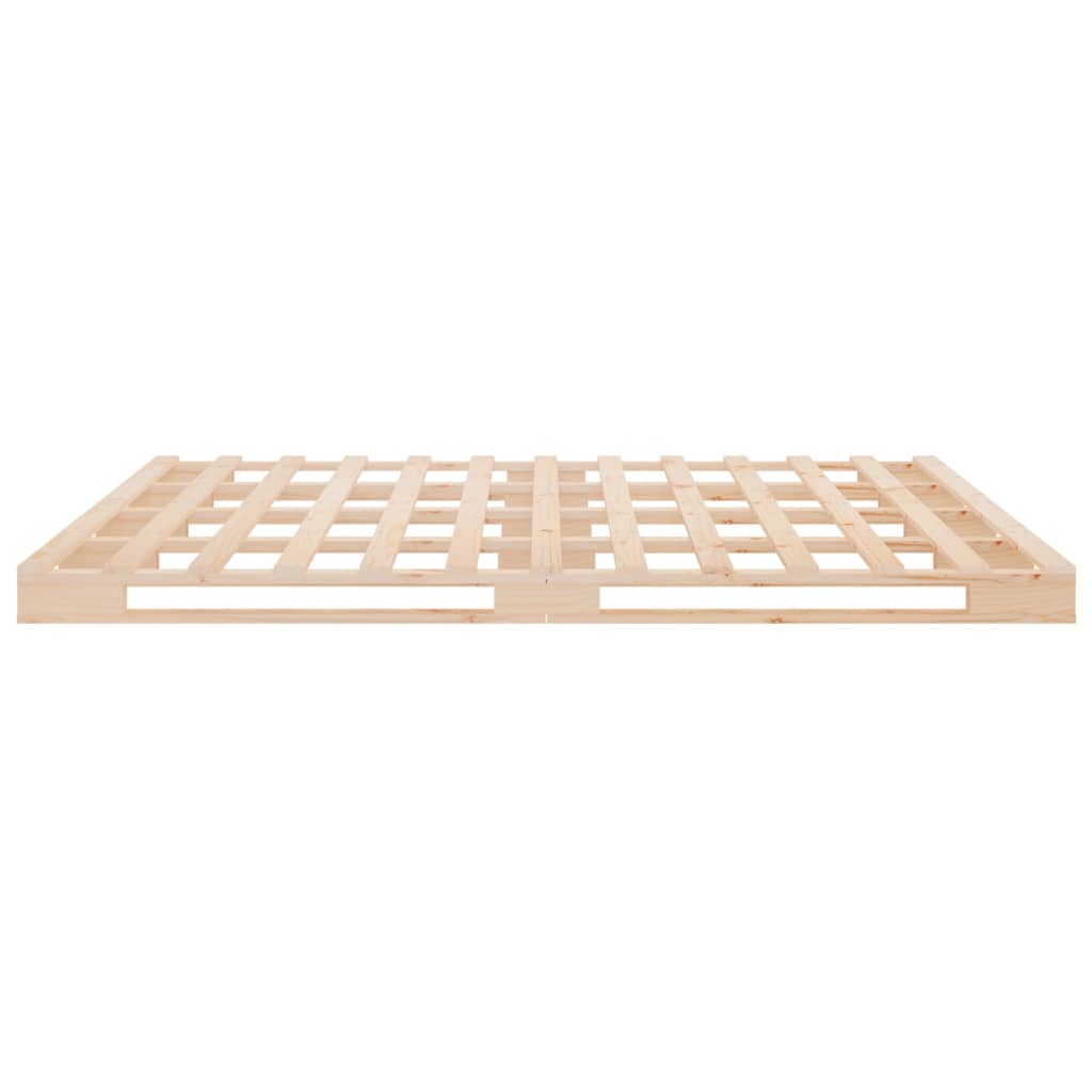Pallet Bed without Mattress 140x190 cm Solid Wood