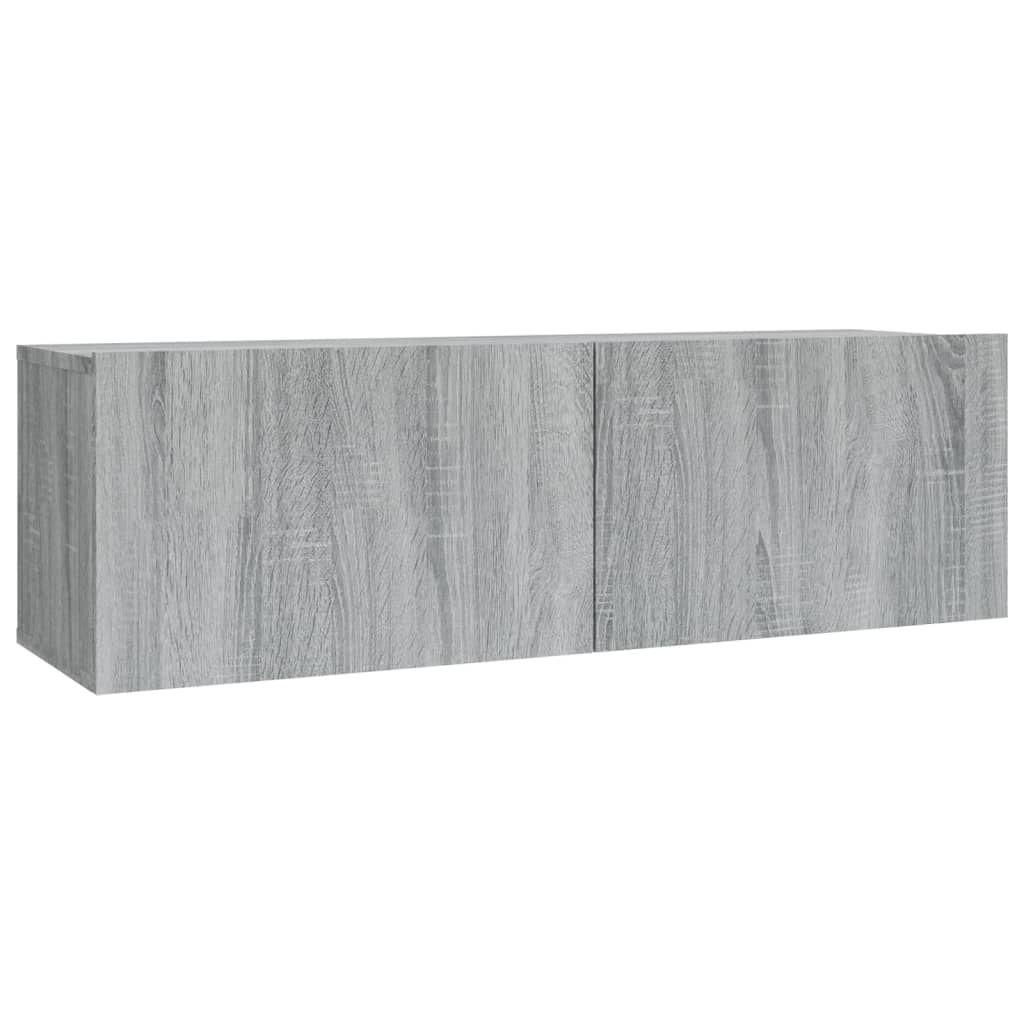 2 Piece TV Cabinet Set Grey Sonoma Engineered Wood