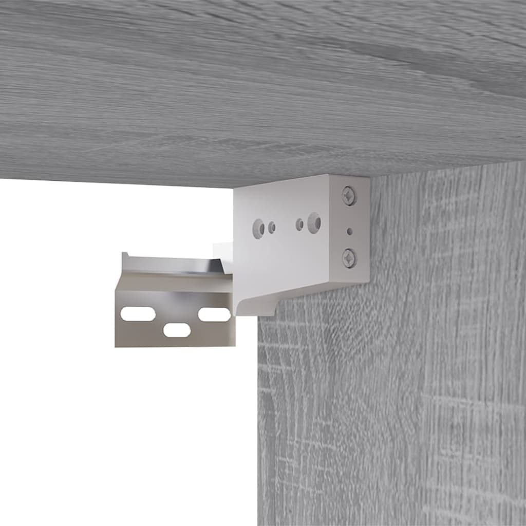 2 Piece TV Cabinet Set Grey Sonoma Engineered Wood