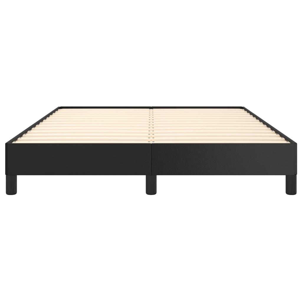 Bed Frame Without Mattress 135X190 Cm Double Double Faux Leather