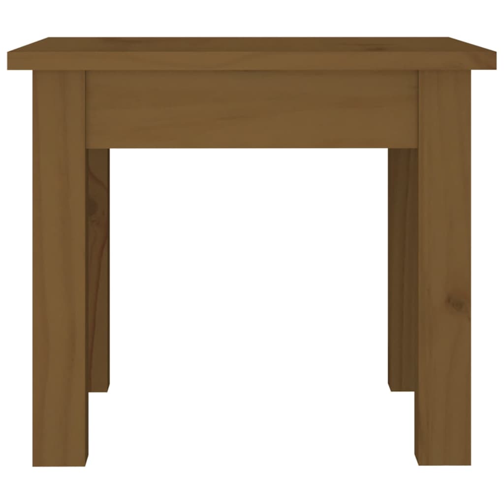 Coffee Table Honey Brown 35x35x30 cm Solid Wood Pine