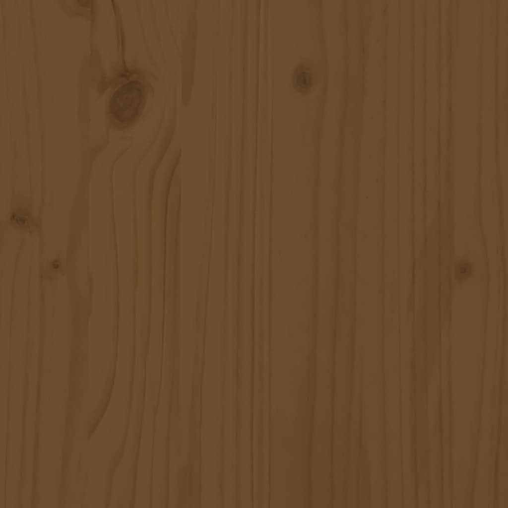 TV Cabinet Honey Brown 103x36.5x52 cm Solid Wood Pine