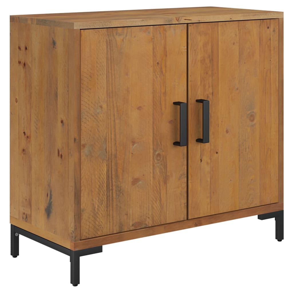 Sideboard Brown 75x35x70 cm Solid Pinewood