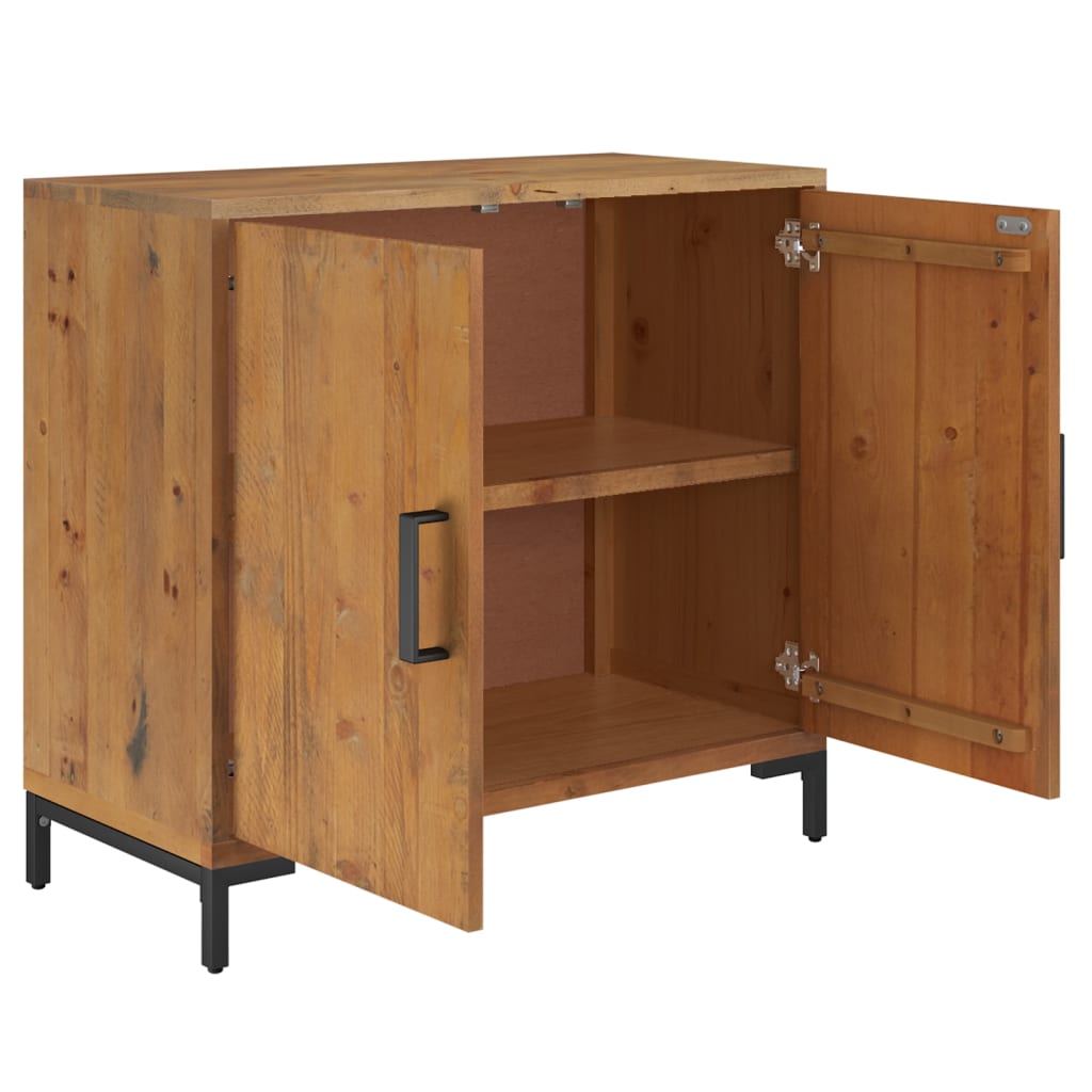 Sideboard Brown 75x35x70 cm Solid Pinewood