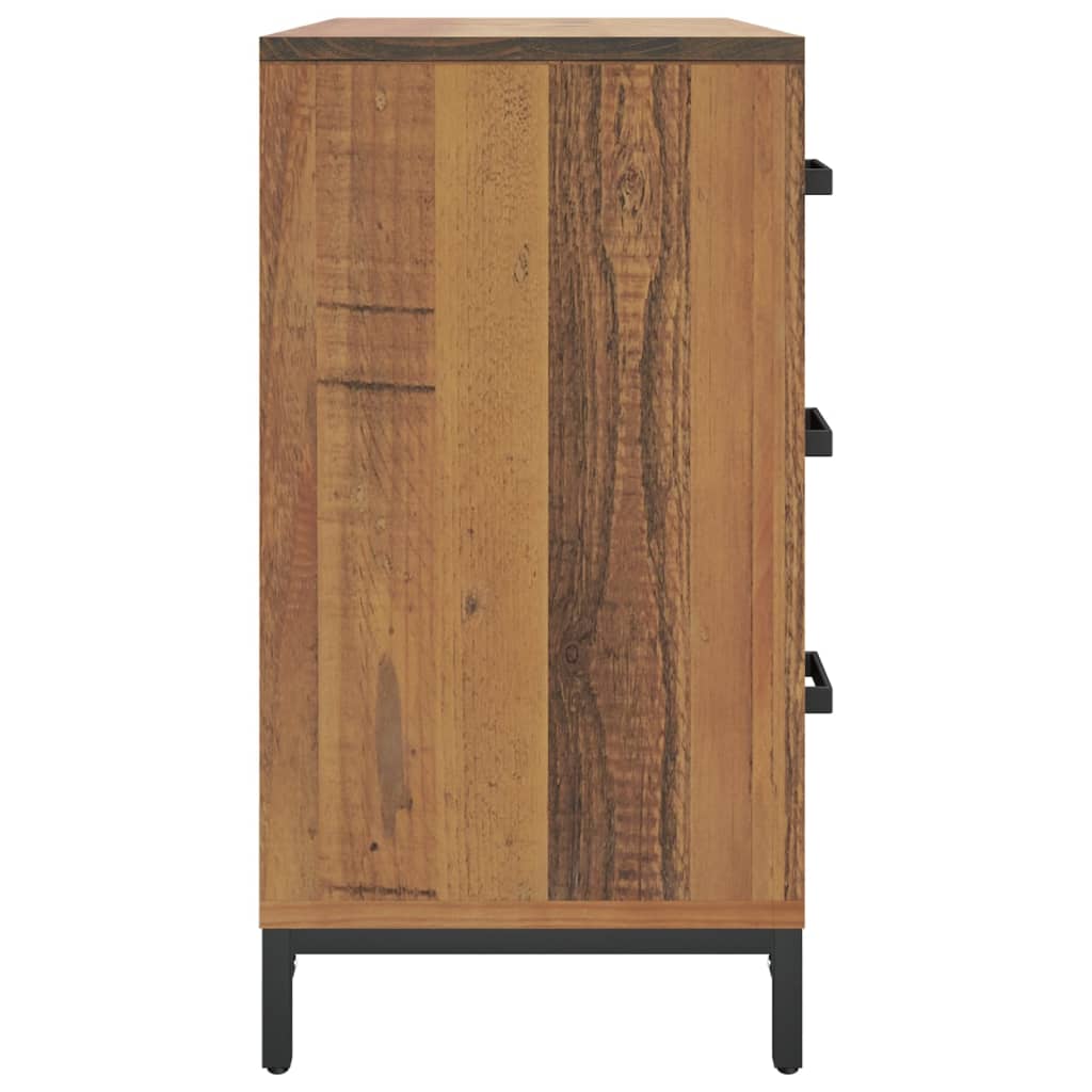 Chest of Drawers 75x35x70 cm Solid Pinewood