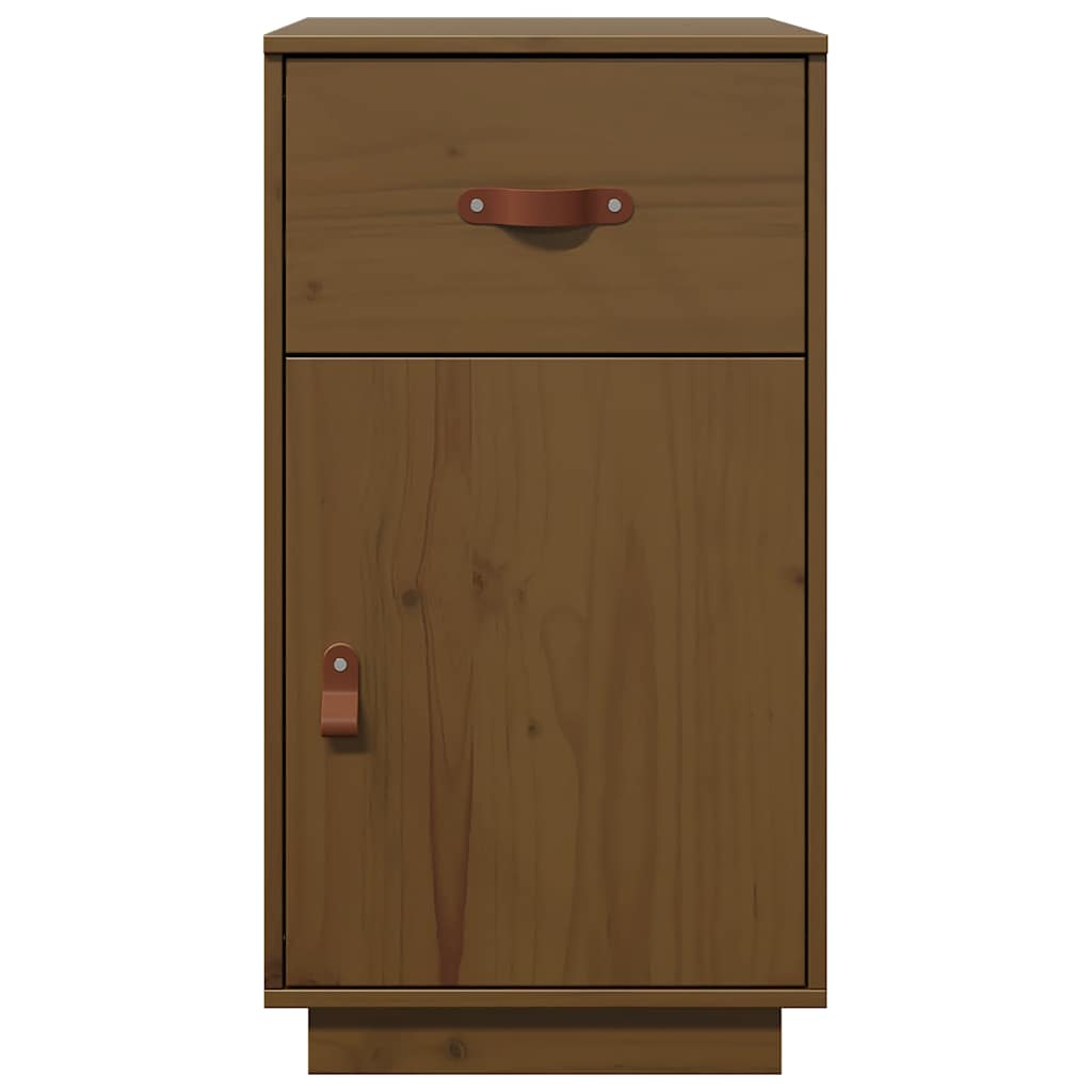 Desk Cabinet Honey Brown 40x50x75 cm Solid Wood Pine