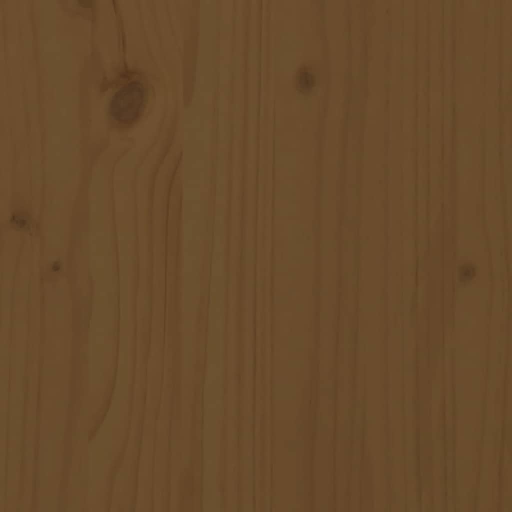 Desk Cabinet Honey Brown 40x50x75 cm Solid Wood Pine