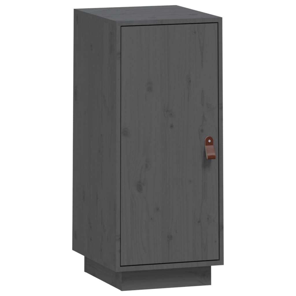 Sideboard Grey 34x40x75 cm Solid Wood Pine