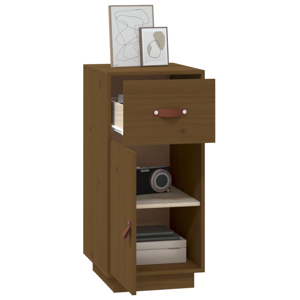 Sideboard Honey Brown 34x40x75 cm Solid Wood Pine