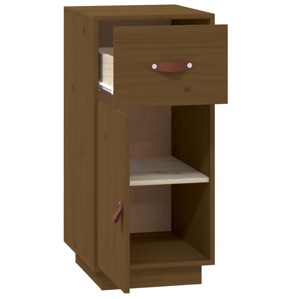 Sideboard Honey Brown 34x40x75 cm Solid Wood Pine