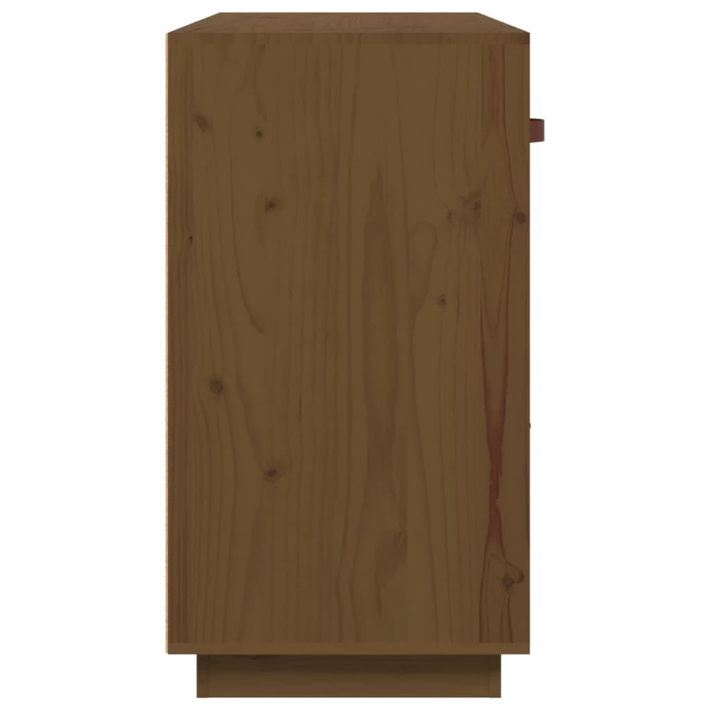 Sideboard Honey Brown 100x40x75 cm Solid Wood Pine