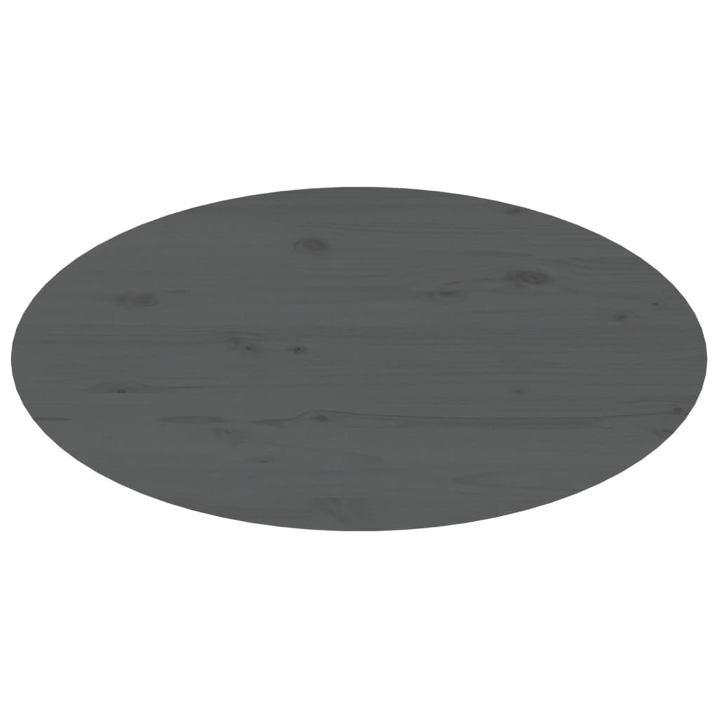 Coffee Table Grey 80x40x35 cm Solid Wood Pine