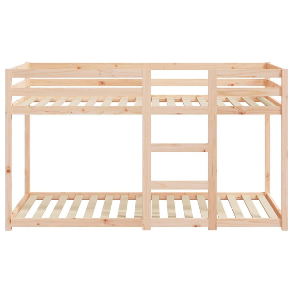 Bunk Bed without Mattress 75x190 cm Small Single Solid Wood Pine