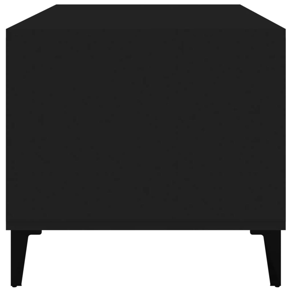 Coffee Table Black 90x49x45 cm Engineered Wood