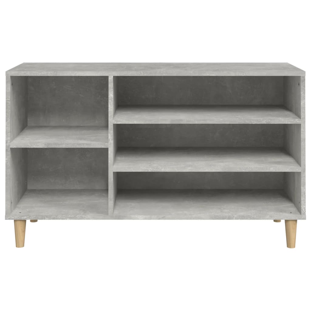 Modern Wooden Hallway Open Shoe Storage Cabinet Unit Organiser Wood Trainer Rack