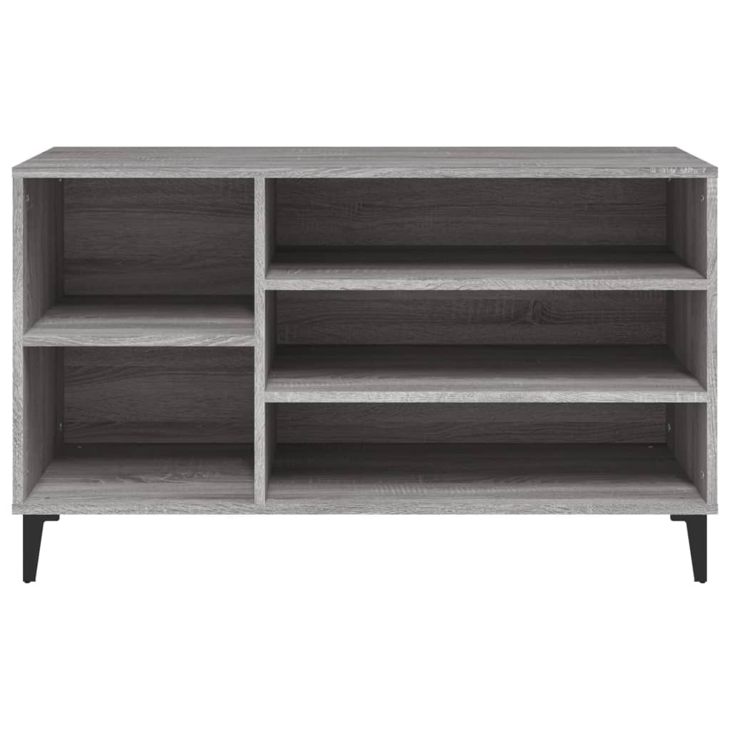 Modern Wooden Hallway Shoe Storage Cabinet Unit Organiser With Open Shelves