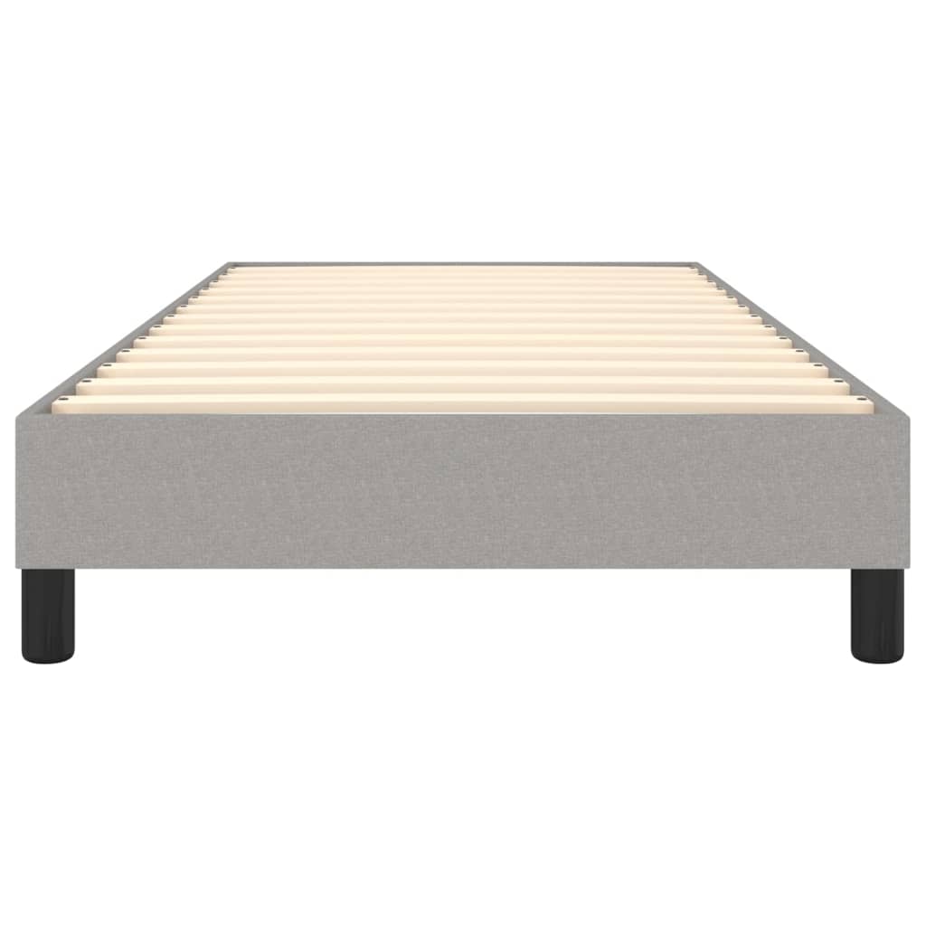 Bed Frame without Mattress Light Grey Single Fabric (UK/IE/FI/NO only)