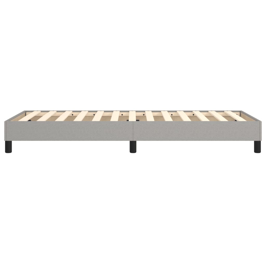 Bed Frame without Mattress Light Grey Single Fabric (UK/IE/FI/NO only)