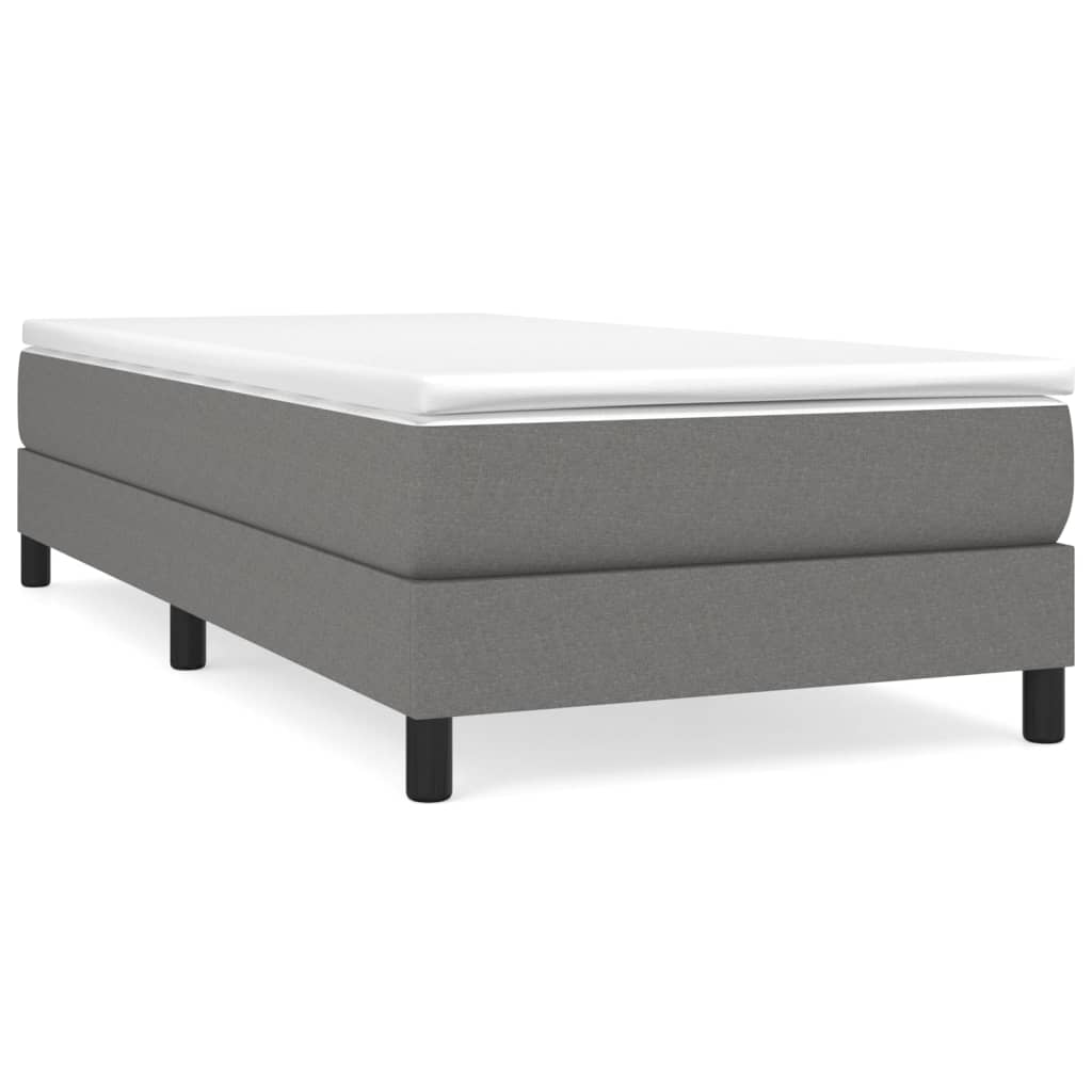 Bed Frame without Mattress Dark Grey Single Fabric (UK/IE/FI/NO only)