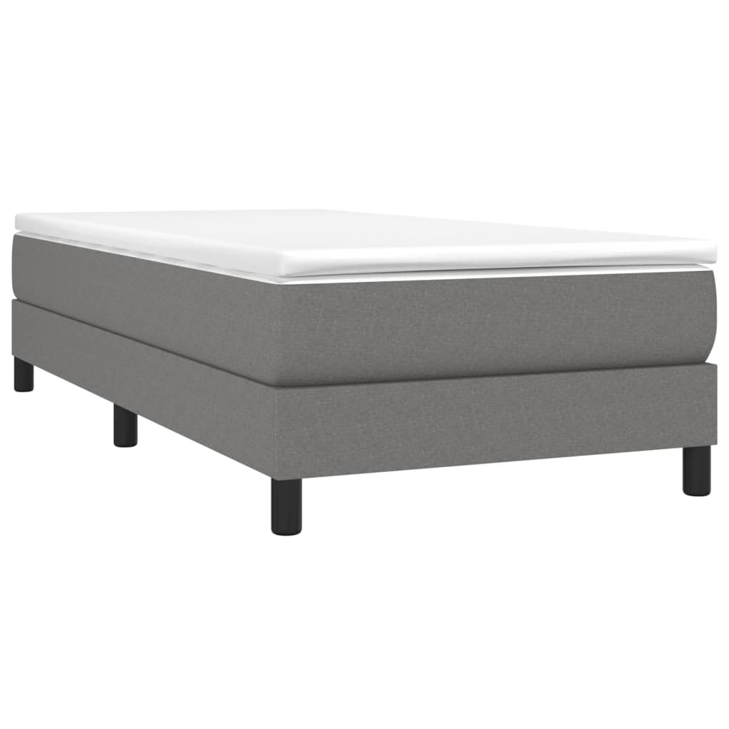 Bed Frame without Mattress Dark Grey Single Fabric (UK/IE/FI/NO only)