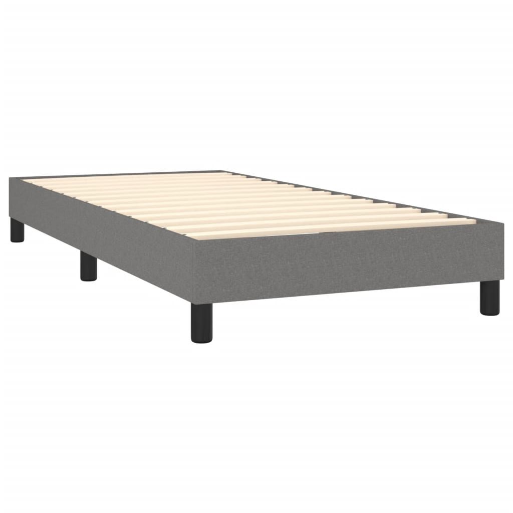 Bed Frame without Mattress Dark Grey Single Fabric (UK/IE/FI/NO only)