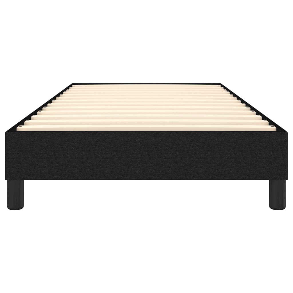 Bed Frame without Mattress Black Single Fabric (UK/IE/FI/NO only)
