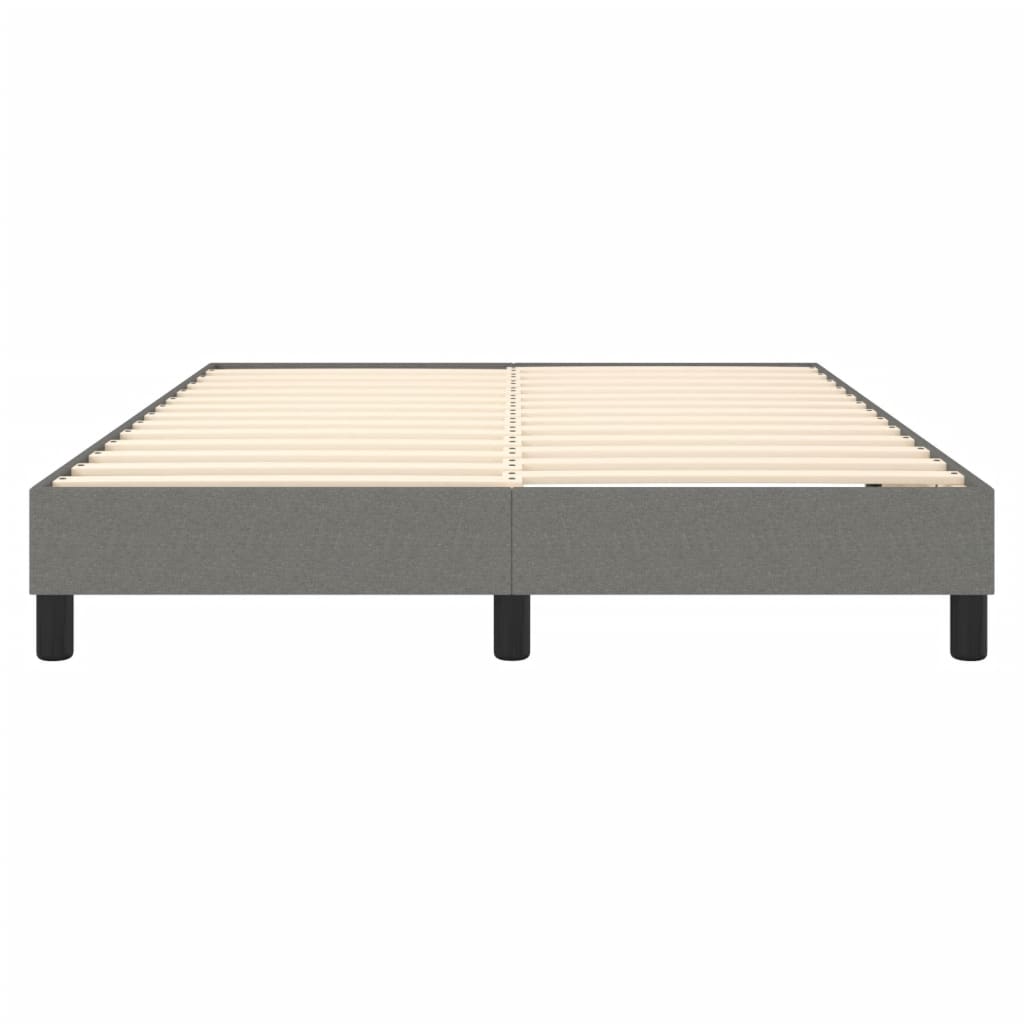 Bed Frame without Mattress Dark Grey Double Fabric (UK/IE/FI/NO only)