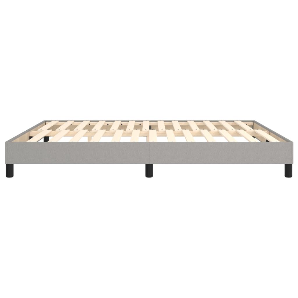 Bed Frame without Mattress Light Grey Super King Fabric (UK/IE/FI/NO only)