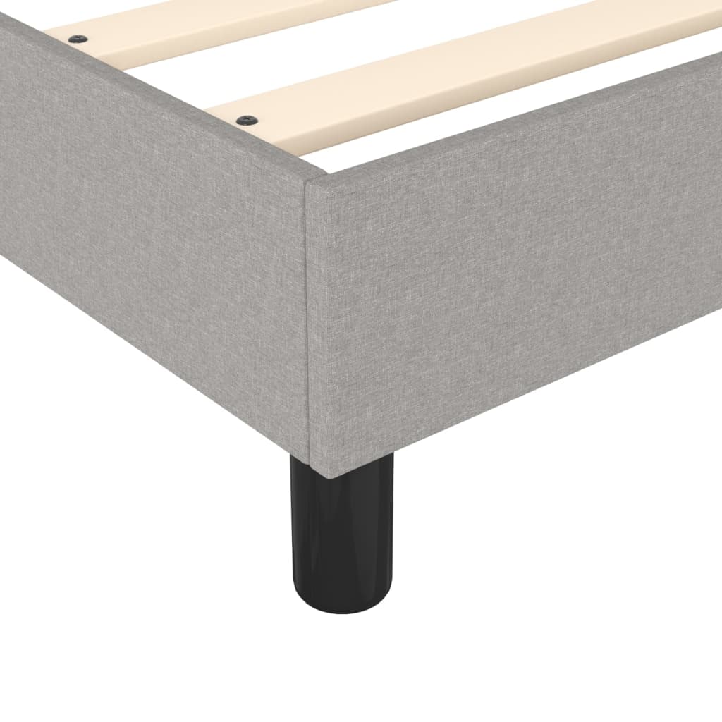 Bed Frame without Mattress Light Grey Super King Fabric (UK/IE/FI/NO only)